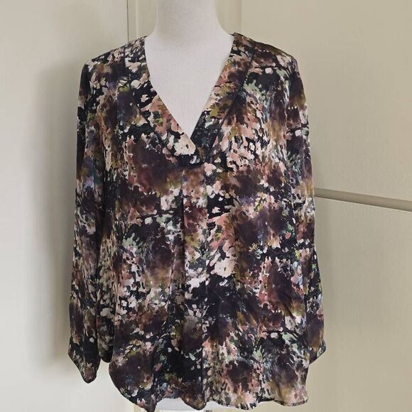 LAFAYETTE 148 Silk Blouse, New, Sz.M - Picture 1 of 9
